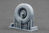 ScaleX WM 35007S UAZ 469 Sagged wheel set (for Trumpeter) 1/35
